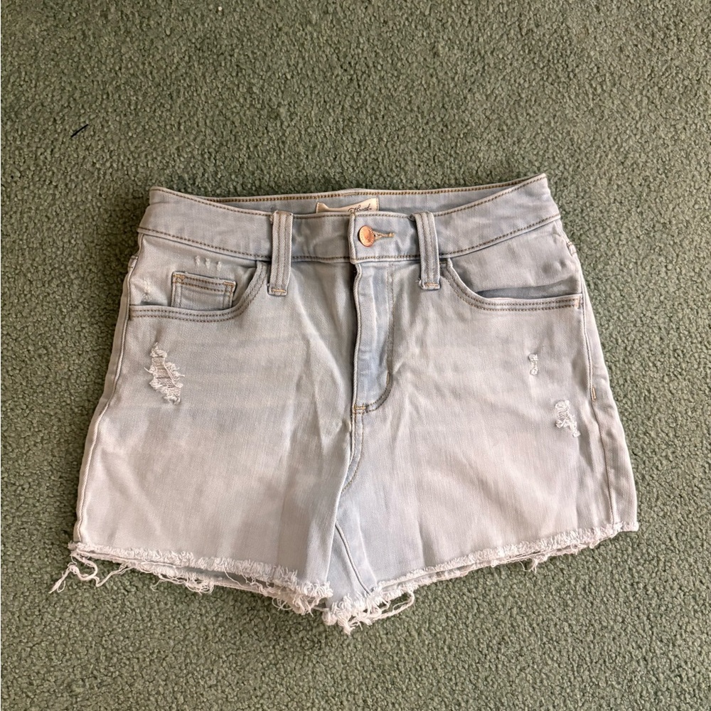 Women's Distressed Denim Shorts